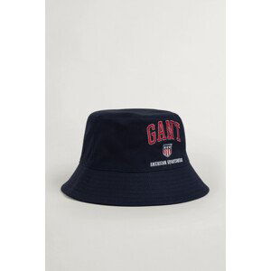 KLOBOUK GANT D2. RETRO SHIELD BUCKET HAT modrá S/M