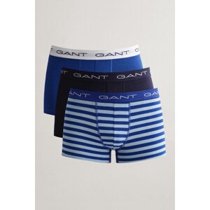 SPODNÍ PRÁDLO GANT YARN-DYED STRIPE TRUNK 3-PACK modrá XXL