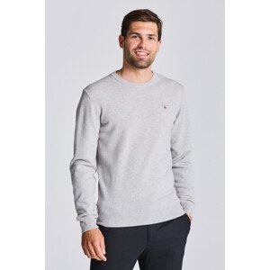 SVETR GANT SUPERFINE LAMBSWOOL CREW šedá XL