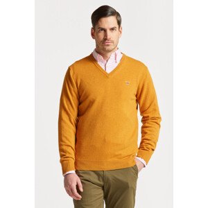 SVETR GANT SUPERFINE LAMBSWOOL V-NECK oranžová XXL