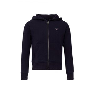 MIKINA GANT ORIGINAL FULL ZIP SWEAT HOODIE modrá 122/128