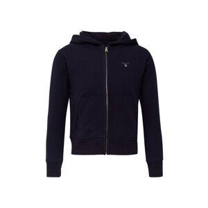 MIKINA GANT ORIGINAL FULL ZIP SWEAT HOODIE modrá 158/164