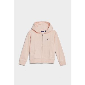 MIKINA GANT ORIGINAL FULL ZIP SWEAT HOODIE růžová 122/128