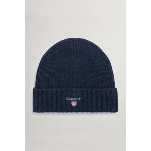 ČEPICE GANT D1. WOOL LINED BEANIE MARINE