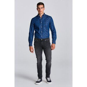 DŽÍNY GANT D1. MAXEN GANT RETRO SHIELD JEANS černá 36/32