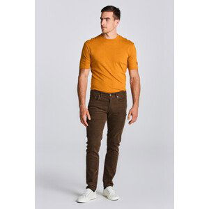 DŽÍNY GANT D1. HAYES CORD JEANS hnědá 29/32