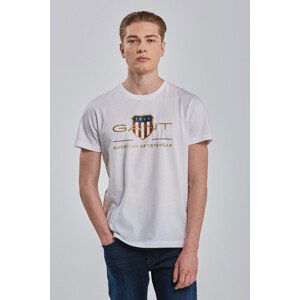 TRIČKO GANT D2. ARCHIVE SHIELD SS T-SHIRT bílá XXL