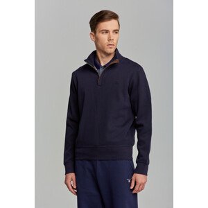 MIKINA GANT D1. SACKER RIB HALF ZIP modrá M