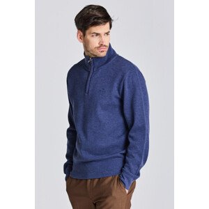 MIKINA GANT D1. SACKER RIB HALF ZIP modrá S