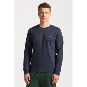 TRIČKO GANT D1. SLIM MERC JERSEY LS T-SHIRT modrá S