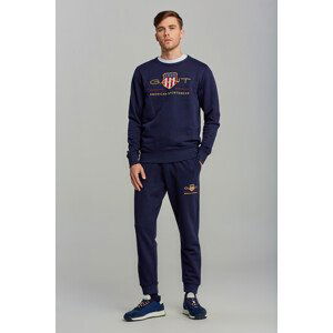 TEPLÁKY GANT ARCHIVE SHIELD SWEAT PANTS modrá L