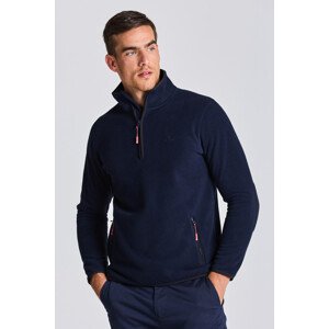 MIKINA GANT D1. LIGHT FLEECE HALF ZIP modrá XL