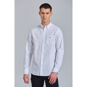 KOŠILE GANT REG OXFORD SHIRT BD bílá XXL