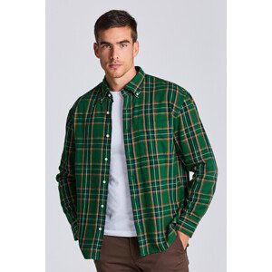 KOŠILE GANT D1. REL TARTAN TWILL SHIRT zelená L