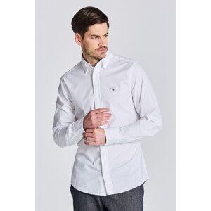 KOŠILE GANT D1. SLIM OXFORD STRETCH SHIRT bílá XL