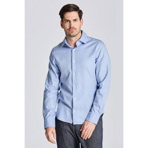 KOŠILE GANT D2. SLIM SOLID TWILL SHIRT modrá L