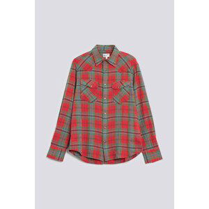 KOŠILE GANT W. REG PLAID WESTERN SHIRT červená L