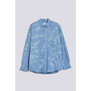 KOŠILE GANT W. REL COTTON WOOL BLEACHED SHIRT modrá L