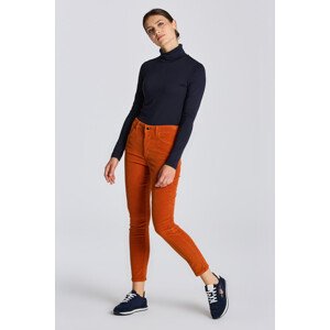 DŽÍNY GANT D2. FARLA CROPPED CORD JEANS oranžová 25