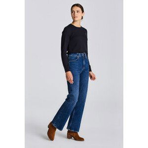 DŽÍNY GANT D1. HW FLARE JEANS modrá 33