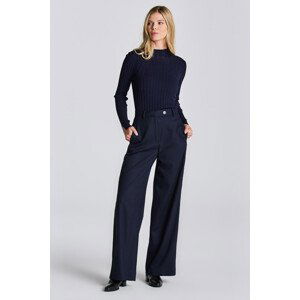 KALHOTY GANT D2. HW WIDE TUXEDO PANTS modrá 32