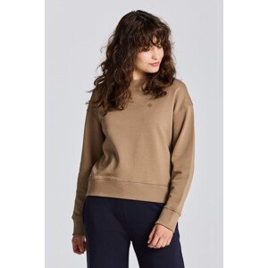 MIKINA GANT D2. ICON G ESSENTIAL C-NECK SWEAT hnědá S