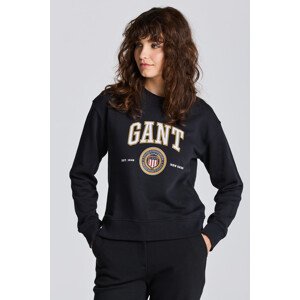 MIKINA GANT D1. CREST SHIELD C-NECK SWEAT černá XS