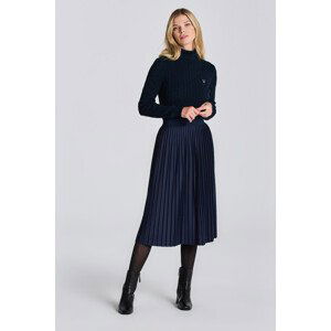 SUKNĚ GANT D1. PLEATED JERSEY SKIRT modrá XS