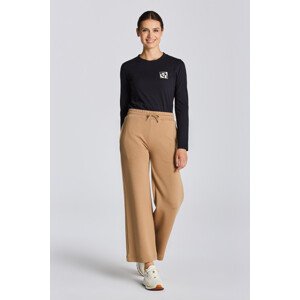 TEPLÁKY GANT D1. FLARED SWEAT PANTS hnědá XXS