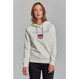 MIKINA GANT SHIELD SWEAT HOODIE bílá M