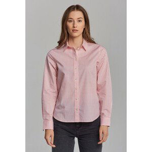 KOŠILE GANT REG BROADCLOTH GINGHAM SHIRT růžová 38