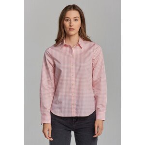 KOŠILE GANT REG BROADCLOTH GINGHAM SHIRT růžová 40