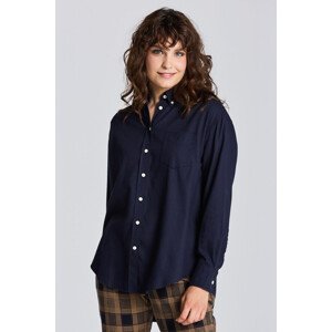 KOŠILE GANT D2. RELAXED FLANNEL SHIRT modrá 34