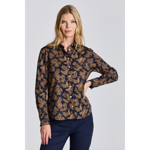 KOŠILE GANT D2. REG PAISLEY COTTON VOILE SHIRT modrá 34