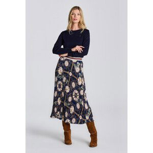 SUKNĚ GANT D1. AMERICAN LUXE PLEATED SKIRT modrá 34