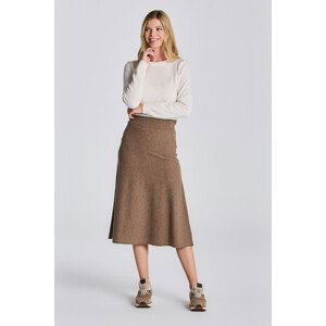 SUKNĚ GANT D1. SUPERFINE LAMBSWOOL SKIRT hnědá S/M