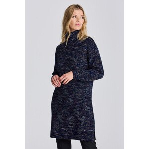 ŠATY GANT D2. MULTI COLOR ROLLNECK DRESS modrá XL