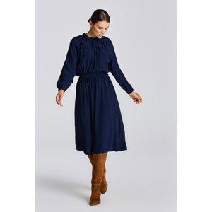 ŠATY GANT D2. BOATNECK DRESS modrá 36