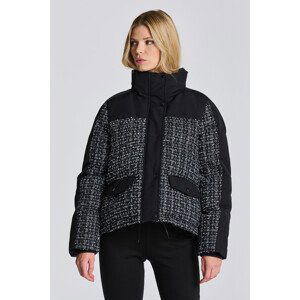 BUNDA GANT D1. TWEED DOWN JACKET černá XS