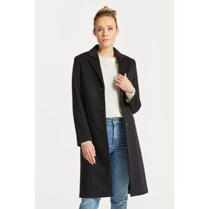 KABÁT GANT D1. WOOL BLEND TAILORED COAT černá S