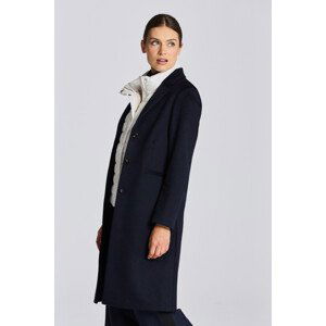 KABÁT GANT D1. WOOL BLEND TAILORED COAT modrá XS