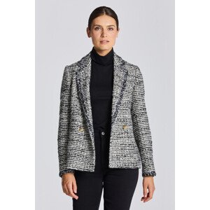 SAKO GANT D1. TWEED BLAZER JACKET bílá 40