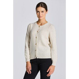 SVETR GANT D2. SPARKLING C-NECK CARDIGAN bílá S