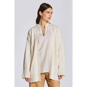 SVETR GANT D1. LOUNGE WRAP CARDIGAN bílá M