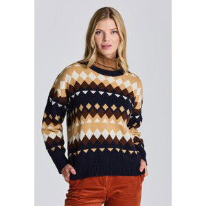 SVETR GANT D2. FAIRISLE C-NECK modrá S