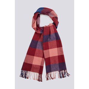 ŠÁLA GANT D2. MULTI CHECK SCARF červená None