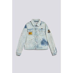 BUNDA GANT W. BLEACHED DENIM JACKET modrá L