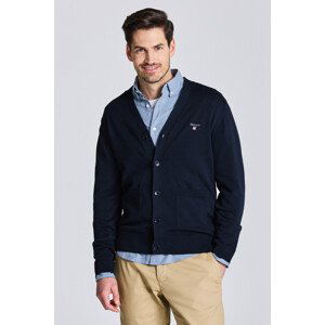 SVETR GANT CLASSIC COTTON V-CARDIGAN modrá M