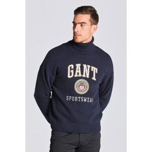 ROLÁK GANT D2. CREST SHIELD ROLLNECK modrá XL