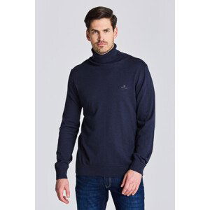 ROLÁK GANT D1. COTTON CASHMERE ROLLNECK modrá M